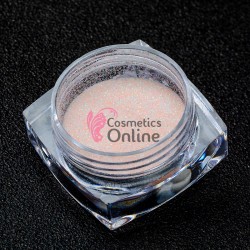 Decor pentru unghii NADP027HH sclipici cu efect de zahar, sugar effect Peach Mermaid 